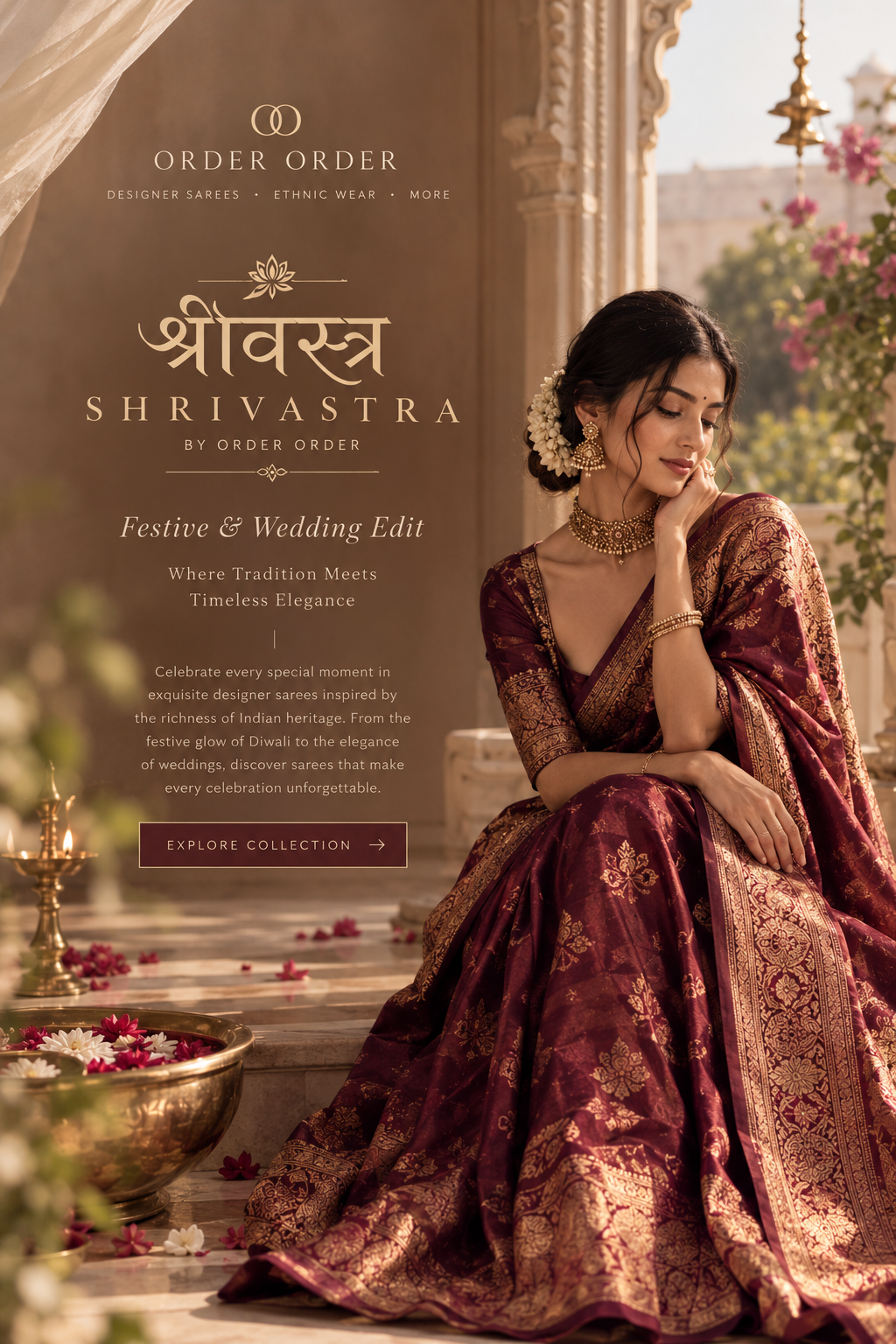 SHRIVASTRA  —  Festive & Aesthetic