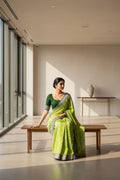SM Georgette Saree with Bangalori Silk Blouse