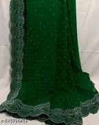 SM Kashvi Pretty Georgette Saree