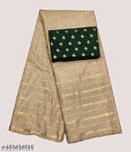 SM Women Silk Zari Woven Saree