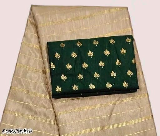 SM Women Silk Zari Woven Saree