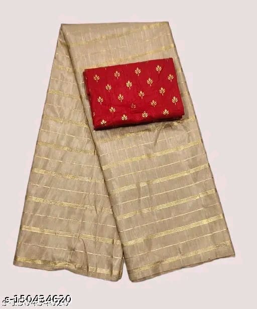 SM Women Silk Zari Woven Saree