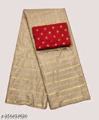 SM Women Silk Zari Woven Saree