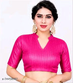 SM Women Khadi Silk Printed Saree with Blouse