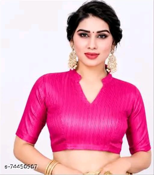 SM Women Khadi Silk Printed Saree with Blouse