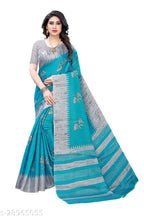SM Women Art Silk Saree with Blouse