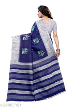 SM Women Art Silk Saree with Blouse