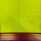 SM Women Cotton Silk Solid Saree with Cotton Silk Blouse