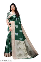 SM Women Art Silk Printed Saree with Art Silk Blouse