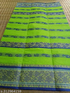 SM Women Cotton Woven Design Saree Without Blouse