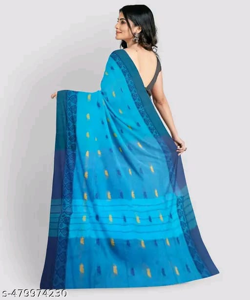 SM Women Cotton Saree Without Blouse