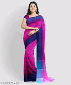 SM Women Cotton Saree Without Blouse