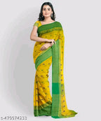 SM Women Cotton Saree Without Blouse