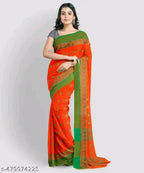 SM Women Cotton Saree Without Blouse