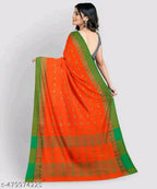 SM Women Cotton Saree Without Blouse