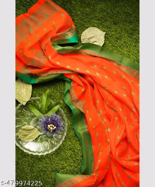 SM Women Cotton Saree Without Blouse