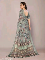 SM Women Linen Printed Saree