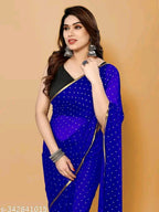 SM Women Chiffon Saree