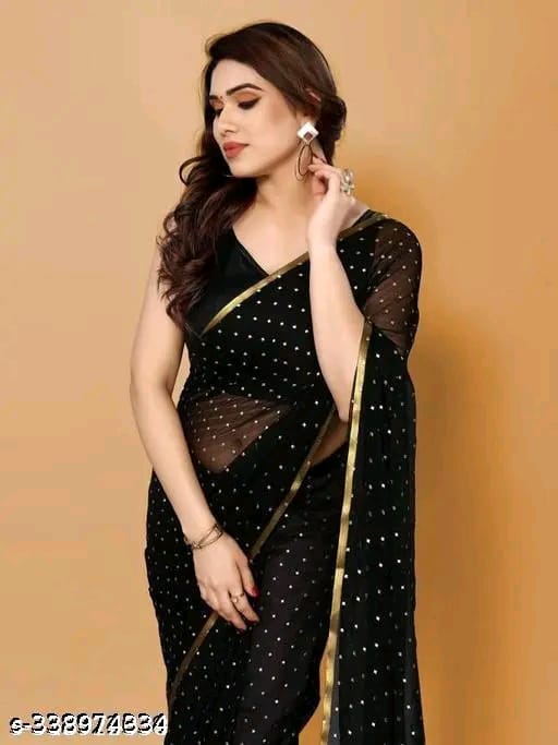 SM Women Chiffon Saree