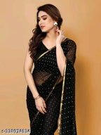 SM Women Chiffon Saree