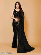 SM Women Chiffon Saree