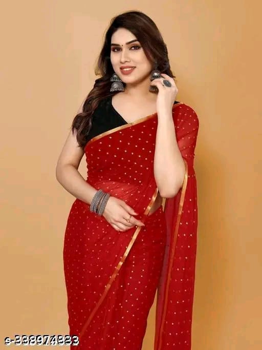 SM Women Chiffon Saree