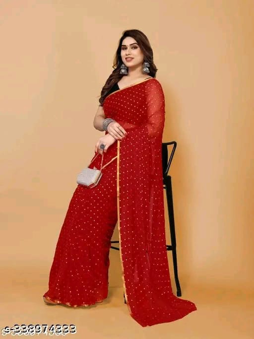 SM Women Chiffon Saree