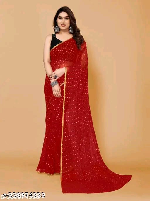 SM Women Chiffon Saree