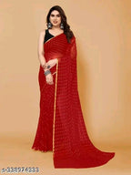 SM Women Chiffon Saree