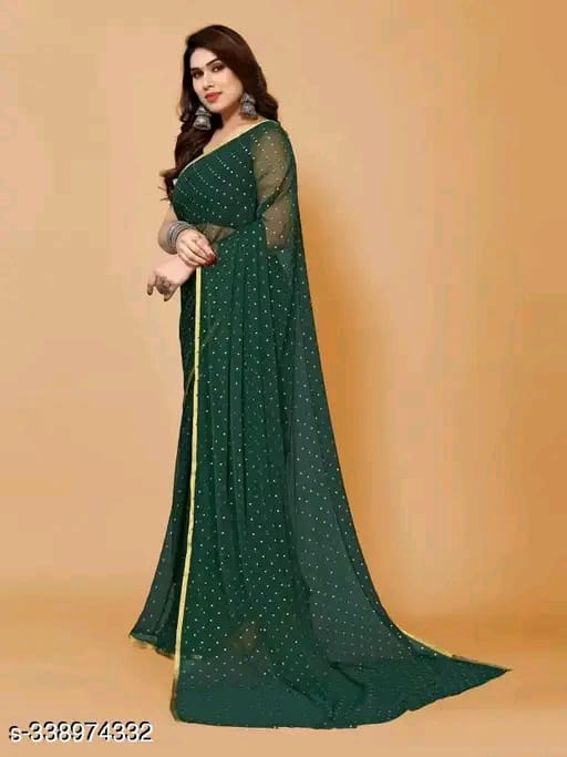 SM Women Chiffon Saree