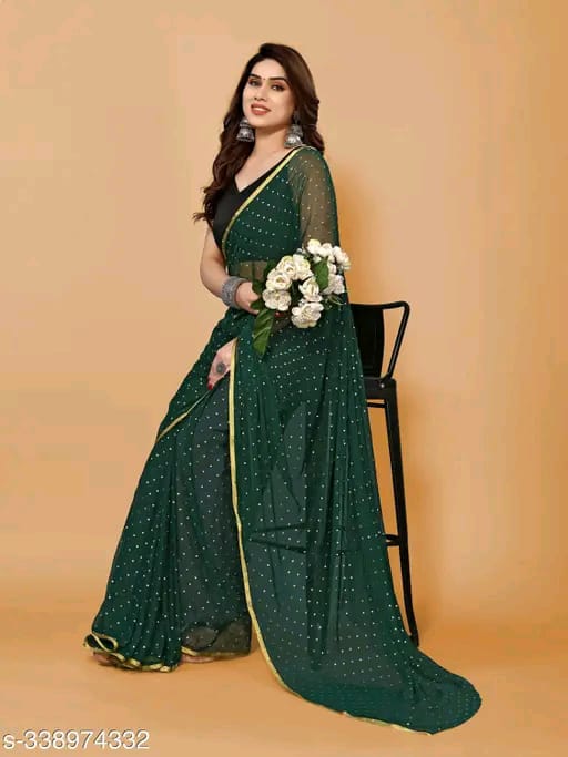 SM Women Chiffon Saree