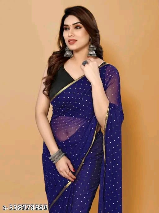 SM Women Chiffon Saree