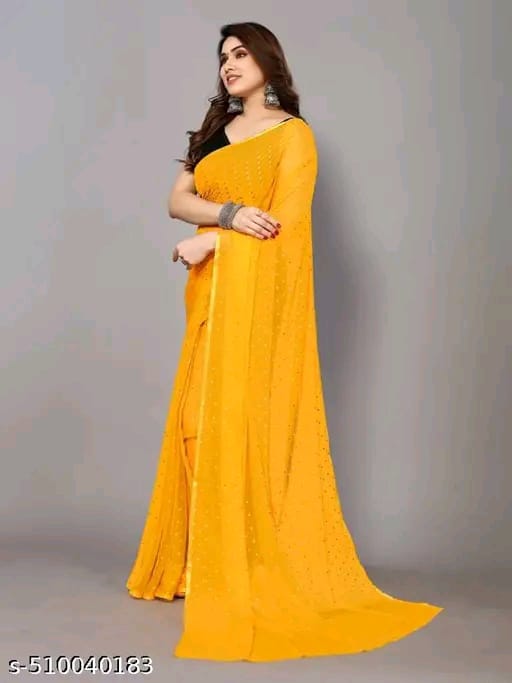 SM Women Chiffon Saree