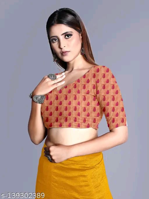 SM Women Chiffon Zari Woven Saree