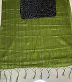 SM Women Chiffon Saree with Velvet Blouse