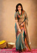 SM Women Tissue Solid Saree