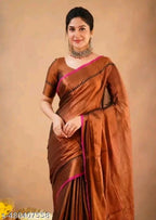 SM Women Tissue Solid Saree