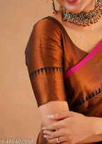 SM Women Tissue Solid Saree