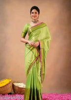 SM Women Tissue Solid Saree