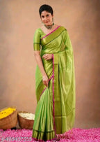 SM Women Tissue Solid Saree