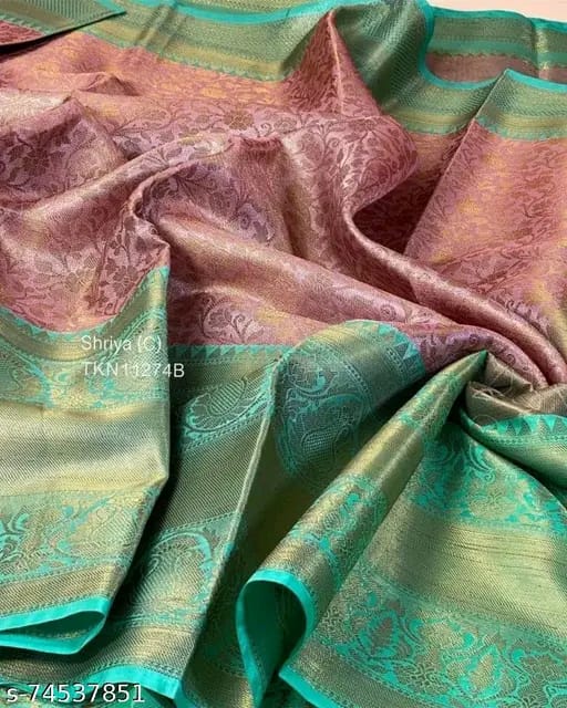 SM Women Tissue Zari Woven Saree