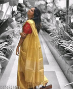 SM Women Tissue Solid Saree