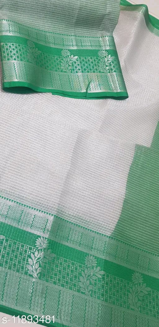 SM Women Tissue Solid Saree