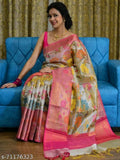 SM Women Tissue Zari Woven Saree