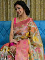 SM Women Tissue Zari Woven Saree