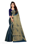 SM Women Tissue Solid Saree