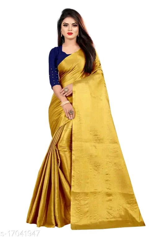 SM Women Tissue Solid Saree