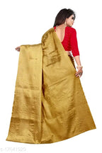 SM Women Tissue Solid Saree