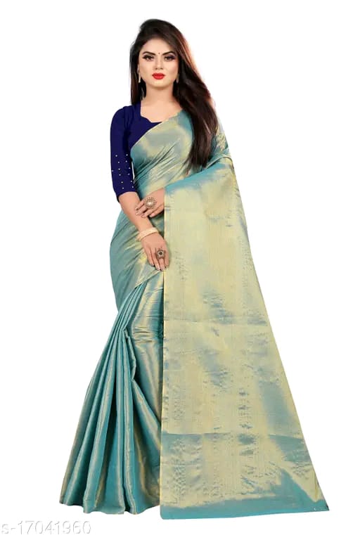 SM Women Tissue Solid Saree