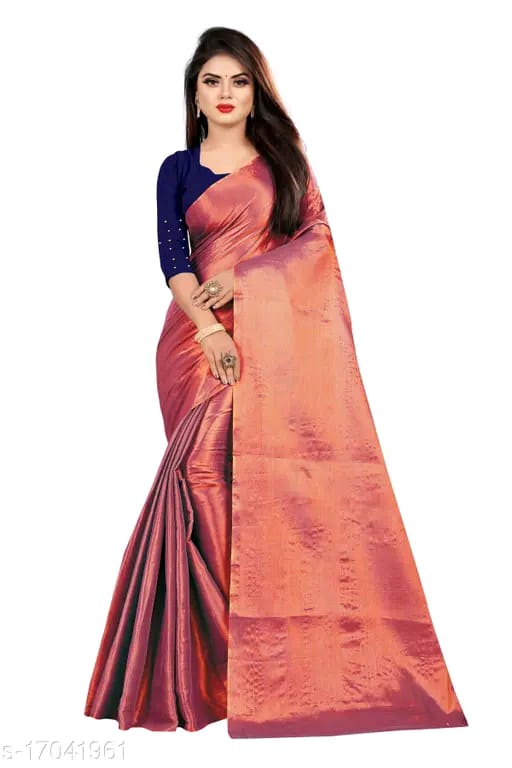 SM Women Tissue Solid Saree